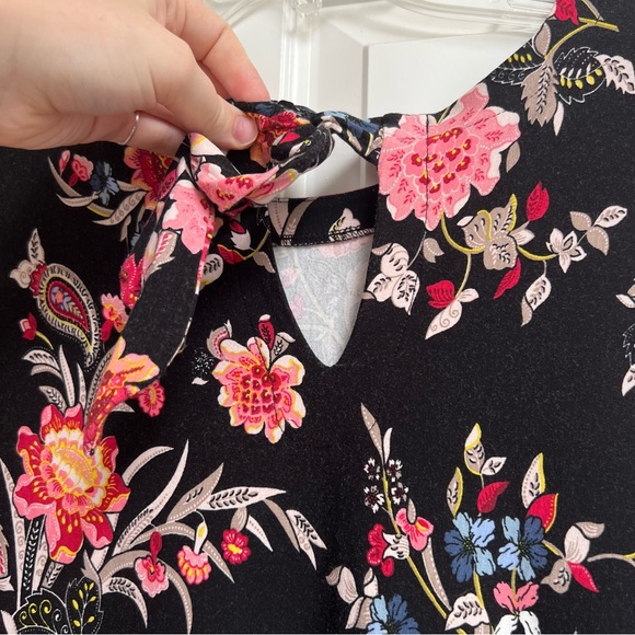 Loft A-Line Floral Swing Dress - Picture 2 of 5